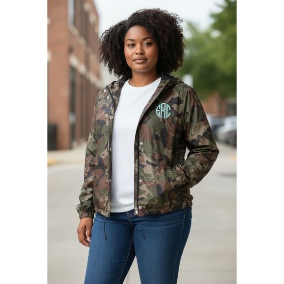 dELiA*s Jackets & Blazers - Camouflage Hooded Jacket Monogramed ERC For Example 'Emily Robinson Cathy'